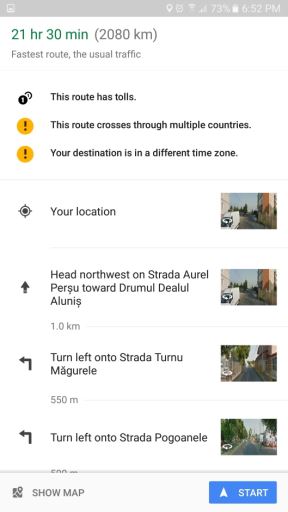 Google Maps besplatna navigacija Street View prikaz
