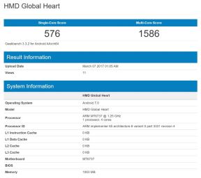 Nokia 9 GeekBench 3 rezultati najbolji Android