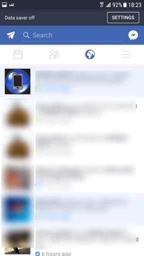 Facebook zvono ikonica na mestu notifikacija