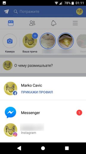 Facebook Instagram spajanje aplikacija