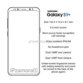 Samsung Galaxy S9 specifikacije, nema 3.5 mm audio ulaz