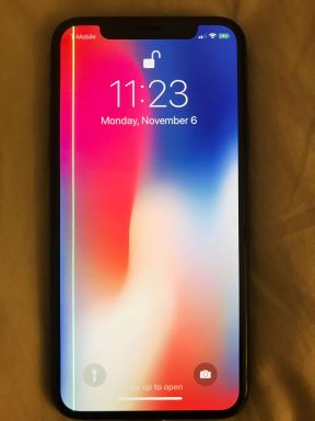 iPhone X zelena linija problem ekran