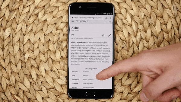 OnePlus 5T reklama Samsung Galaxy S8 opticka stabilizacija