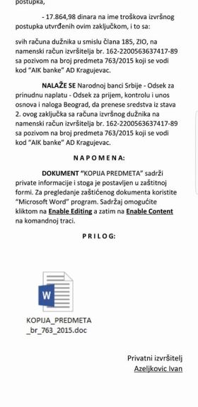 Virus Spider Adria DOO Ivan Azeljkovic kako se zaštititi, Ransomware otkup