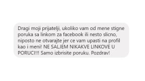 Messenger virus poruka