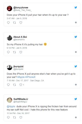 iPhone X cupa kosu korisnicima, iPhone X cupa dlake korisnicima