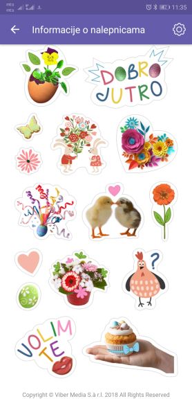 Viber stikeri Uskrs cestitka 2018, Viber Uskrs 2018 cestitka, Kako cestitati Uskrs