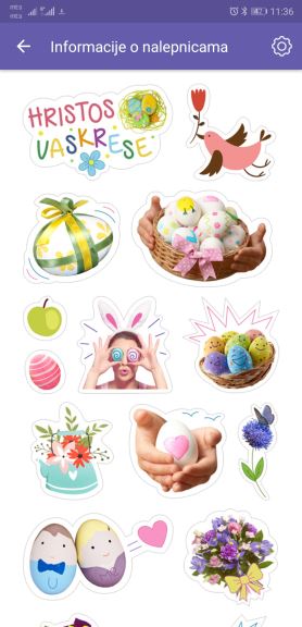 Viber stikeri Uskrs cestitka 2018, Viber Uskrs 2018 cestitka, Kako cestitati Uskrs