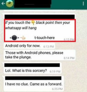 WhatsApp crna tacka poruka, WhatsApp problem, Kako popraviti WhatsApp