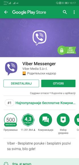 Viber zaštita podataka GDPR Viber aplikacija