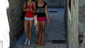 Google Maps Street View devojka Mutant Split Hrvatska