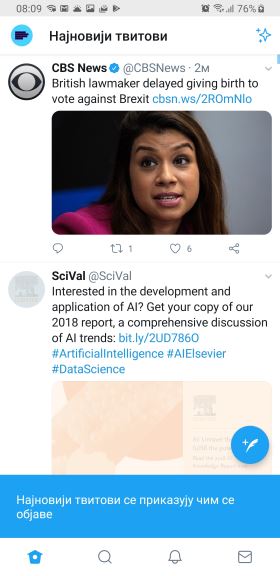 Twitter hronološki red tvitova kako aktivirati, Kako da mi se prikažu najnovije Twitter objave prvo
