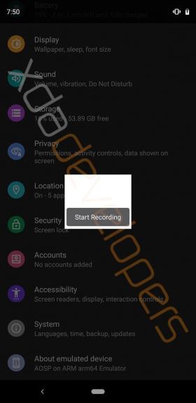 Android Q prve opcije, Android Q Google I/O