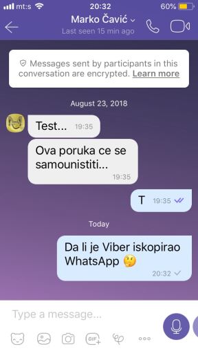 Viber novi izgled, Viber lici na WhatsApp