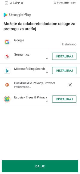Kako zameniti Chrome i Search drugim aplikacijama, Google Chrome i Google Search izbor aplikacije