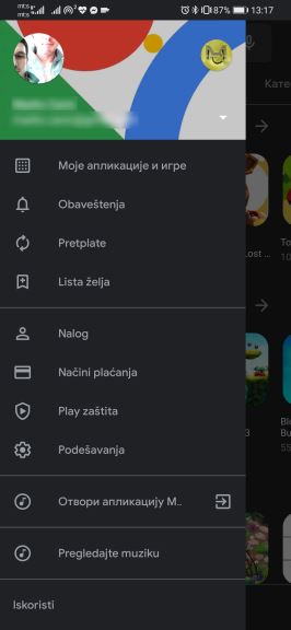 Google Play Store Dark Mode kako aktivirati, Google Play Store Dark Mode Srbija, Google Play Store