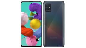 Samsung galaxy A52 A72  ugovor Glaxay model pet kamera na pozadini telefona