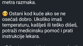 Viber Srbija poruka COVID-19 virus korona, Viber virus korona, 