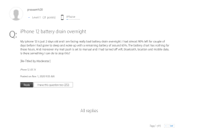 apple iphone 12 telefoni baterija telefona se brzo prazni