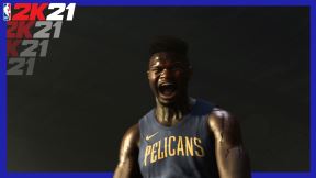 NBA 2K21 Zion Vilijamson omot igre video premijera, NBA 2K21 PlayStation5 Xbox Series X foto video