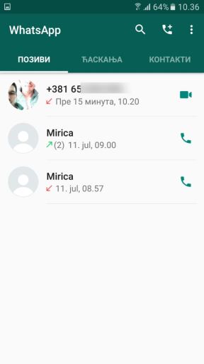 WhatsApp video pozivi olakšani