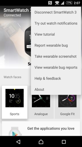 Sony SmartWatch 3, specifikacije, dostupnost