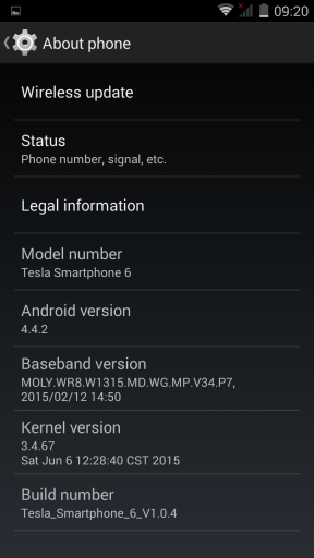 Tesla Smartphone 6 cena, test, karakteristike i opis