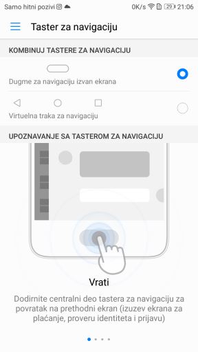Huawei P10 Android tasteri i senzor otiska prsta, najbolji nacin kontrole Android telefona