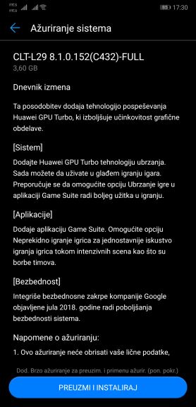 GPU Turbo Huawei P20 Pro, GPU Turbo Honor 10 šta donosi, kako radi, Šta je GPU Turbo, GPU Turbo utis