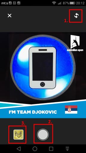 Australian Open Novak Djokovic Facebook profilna slika