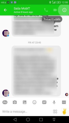Messenger Secret Conversation tajne poruke