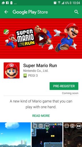 Super Mario Run Android 23. marta