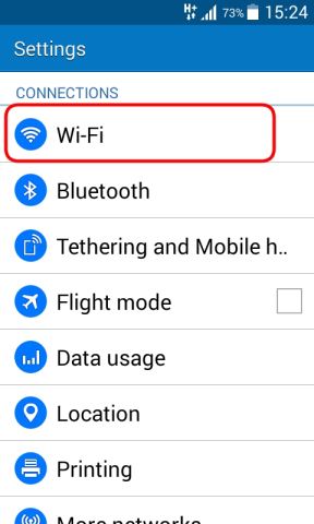 Otkljucan Wi-Fi notifikacija kako je iskljuciti