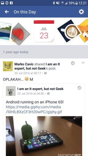 Facebook On This Day kako iskljuciti