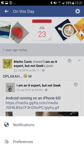 Facebook On This Day kako iskljuciti