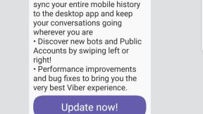 Viber update preko Viber poruke