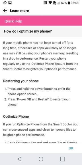 Resetovanje telefona pomaže da se telefon ubrza
