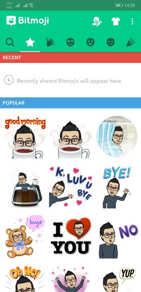 Viber Bitmoji licni stikeri kako slati licne stikere Viber aplikacija 