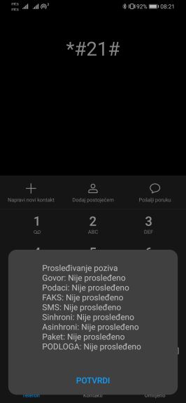 Tajni kodovi telefona kako se koriste