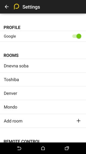 Android telefon kao daljinski tv upravljac