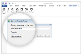 Google Drive u Microsoft Office aplikaciji