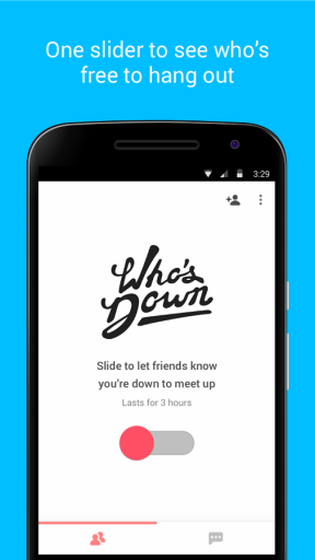 Google Whos Down aplikacija za druženje