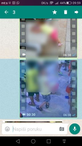 WhatsApp update poruke sa zvezdicom, prikaz linkova
