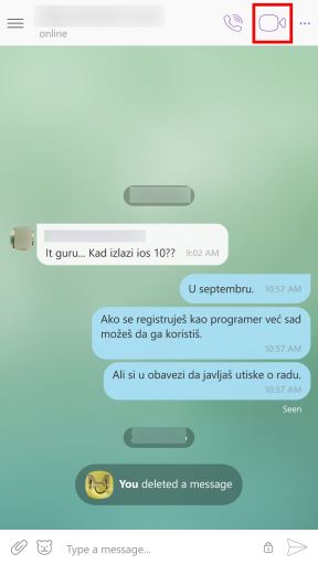 Viber Windows 10 aplikacija video pozivi i nadogradnja