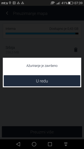 HERE mape Srbija