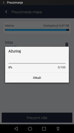 HERE mape Srbija