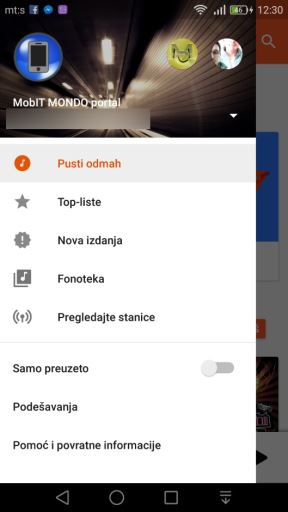 Google Play Music update nova verzija u Srbiji