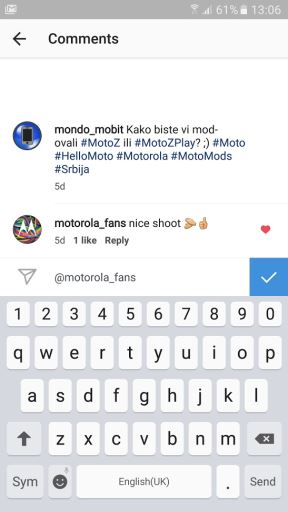 Instagram komentari lajkovanje, odgovor i prijava uvredljivih komentara