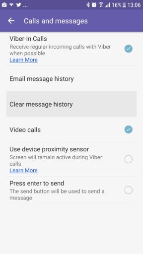 Viber tajne poruke, samouništavanje Viber poruka