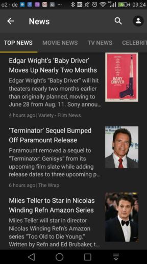 IMDB mobilna aplikacija update za Android i iOS